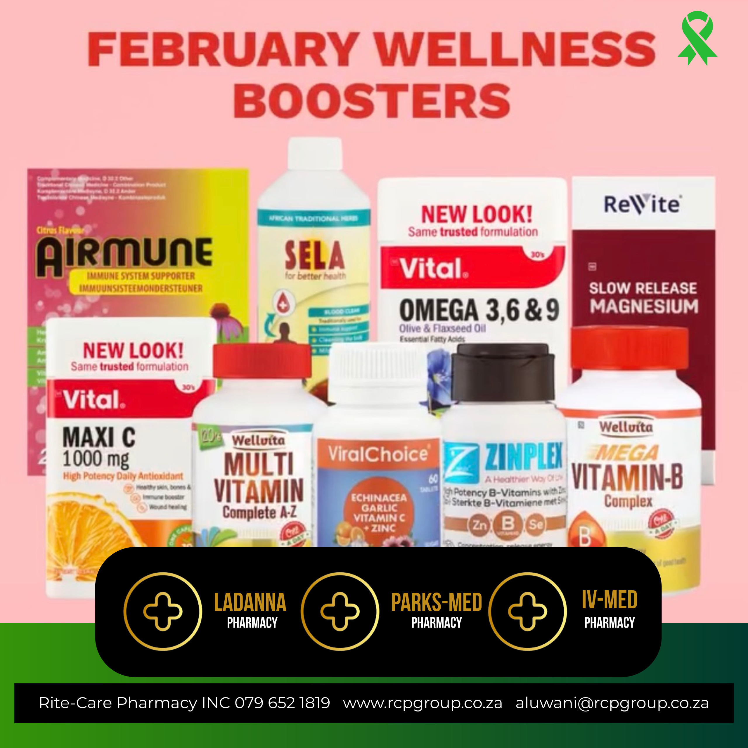 💚 FEBRUARY WELLNESS BOOSTERS – RCP GROUP OF PHARMACIES 💊